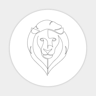 Lion One Line Magnet